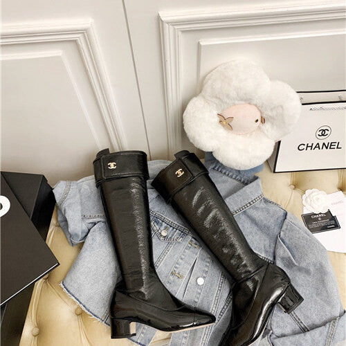 High Quality Luxury Chanel Long Boots Shoes – Style 56070 alternate view