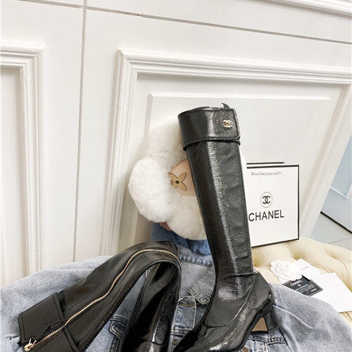 High Quality Luxury Chanel Long Boots Shoes – Style 56070 product detail