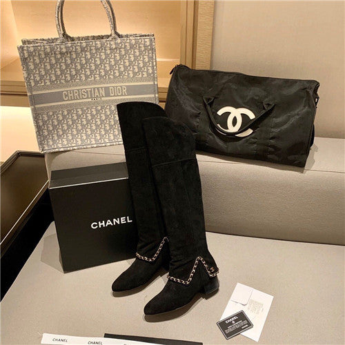 High Quality Luxury Chanel Long Boots Shoes – Style 85446