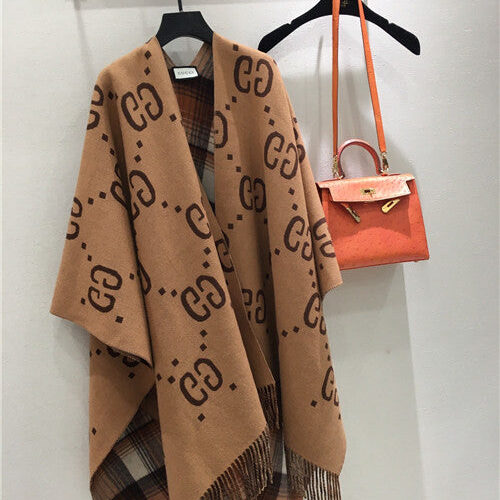 High Quality Luxury Gucci Cashmere Shawl