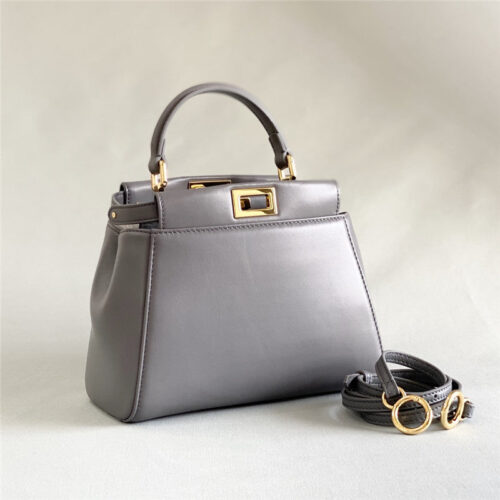 High Quality Luxury Fendi Peekaboo Sheepskin Bag – Style 32651 product detail