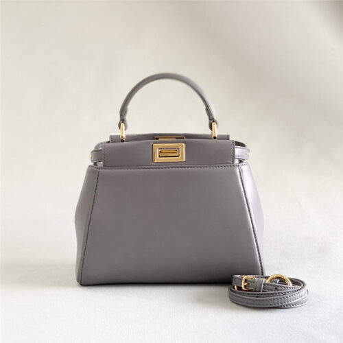 High Quality Luxury Fendi Peekaboo Sheepskin Bag – Style 32651 alternate view