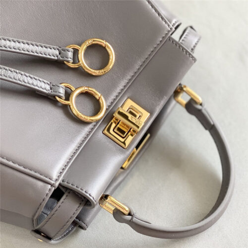 High Quality Luxury Fendi Peekaboo Sheepskin Bag – Style 32651 product detail