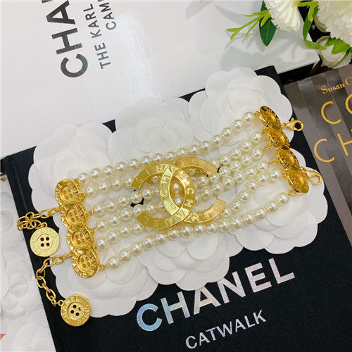 High Quality Luxury Chanel Pearl Bracelet – Style 50317