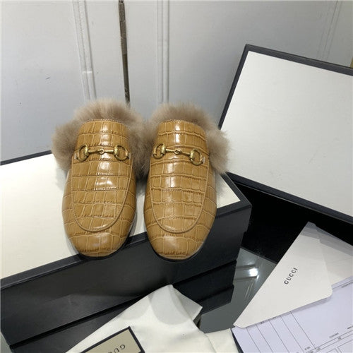 High Quality Luxury Gucci Princetown Slippers alternate view