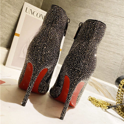 High Quality Luxury Christian Louboutin High Heel Boots – Style 45172 alternate view
