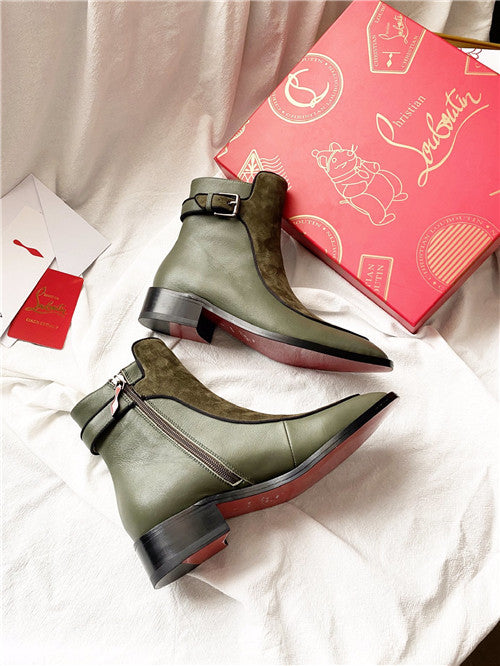 High Quality Luxury Christian Louboutin Red Bottoms Boots – Style 16276 product detail