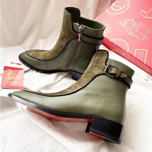 High Quality Luxury Christian Louboutin Red Bottoms Boots – Style 16276 product detail