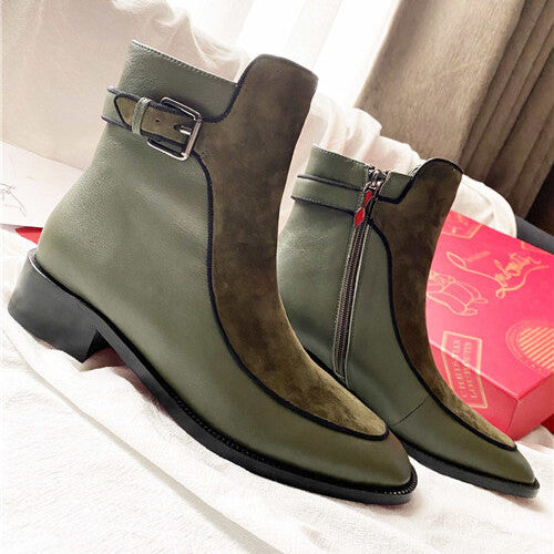 High Quality Luxury Christian Louboutin Red Bottoms Boots – Style 16276