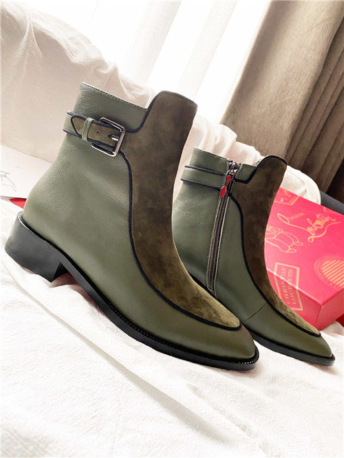 High Quality Luxury Christian Louboutin Red Bottoms Boots – Style 16276
