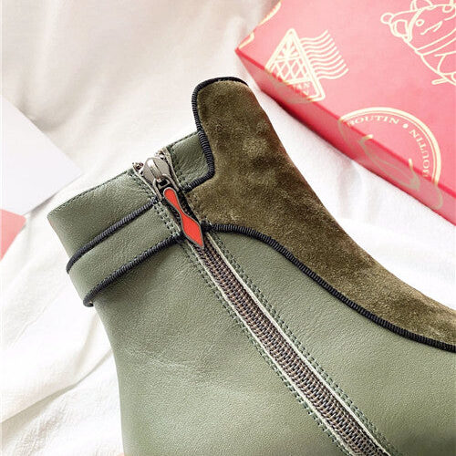 High Quality Luxury Christian Louboutin Red Bottoms Boots – Style 16276 product detail