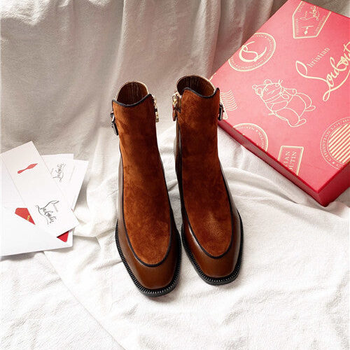 High Quality Luxury Christian Louboutin Red Bottoms Boots – Style 52436 alternate view