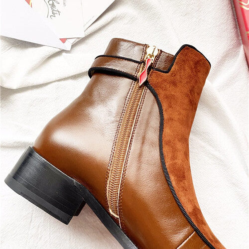 High Quality Luxury Christian Louboutin Red Bottoms Boots – Style 52436 product detail