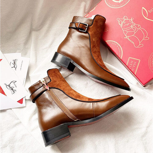 High Quality Luxury Christian Louboutin Red Bottoms Boots – Style 52436 product detail
