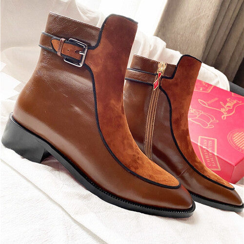 High Quality Luxury Christian Louboutin Red Bottoms Boots – Style 52436