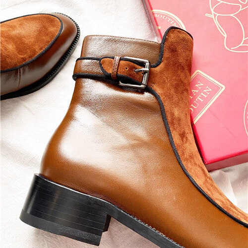 High Quality Luxury Christian Louboutin Red Bottoms Boots – Style 52436 product detail