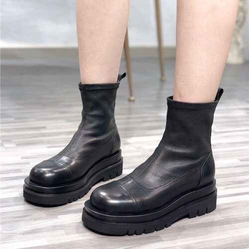 High Quality Luxury Bottega Veneta Platform Boots