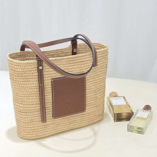 High Quality Luxury Loewe Shigra Basket Bag
