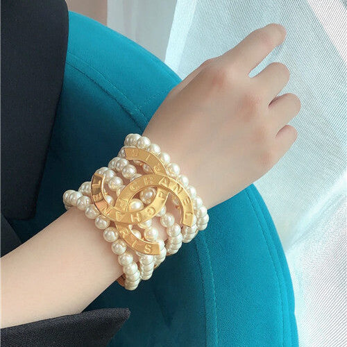 High Quality Luxury Chanel Crystal Bracelet – Style 49801 alternate view