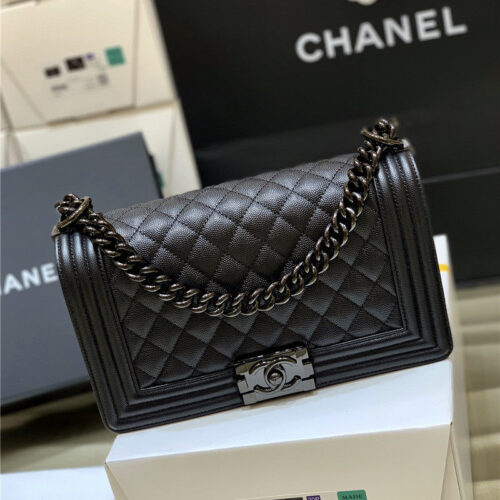 High Quality Luxury Chanel Le Boy Haas Medium Bag