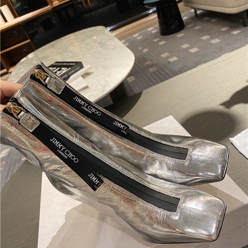 High Quality Luxury Jimmy Choo Ankle Boots Shoes – Style 93143 alternate view