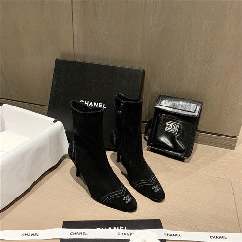 High Quality Luxury Chanel Ankle Boots Shoes – Style 12934 alternate view