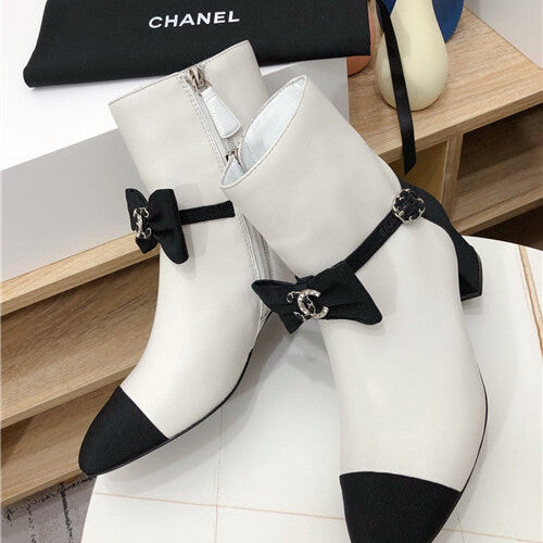High Quality Luxury Chanel Ankle Boots Shoes alternate view