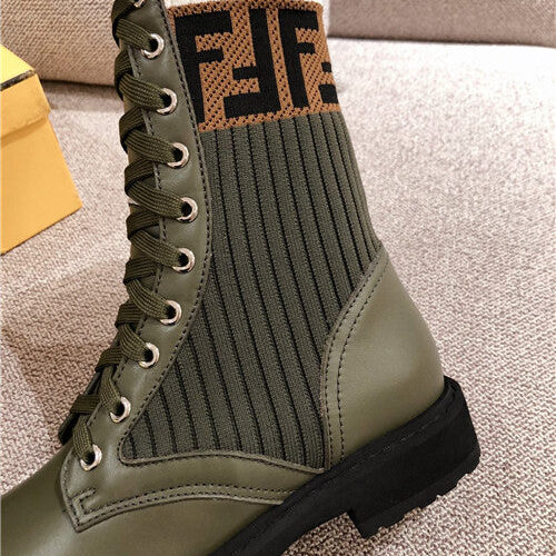 High Quality Luxury Fendi Ankle Boots – Style 65587 product detail