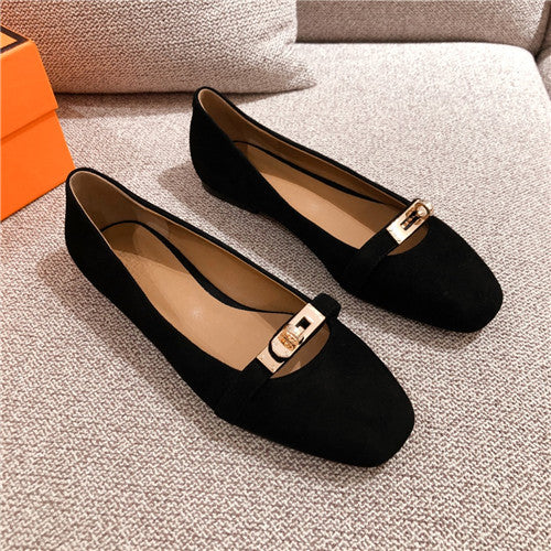 High Quality Luxury Hermes Flat Shoes Womens – Style 21315