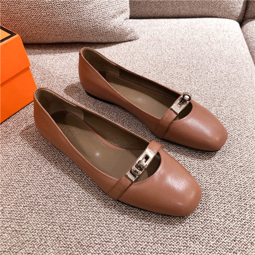 High Quality Luxury Hermes Flat Shoes Womens – Style 54083
