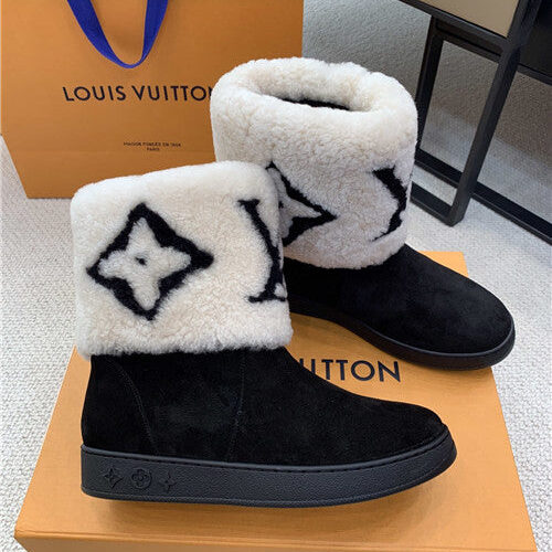 High Quality Luxury LV Fur Boots