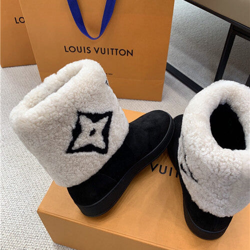 High Quality Luxury LV Fur Boots product detail