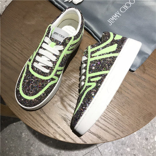 High Quality Luxury Jimmy Choo Hawaii Sneakers – Style 19447