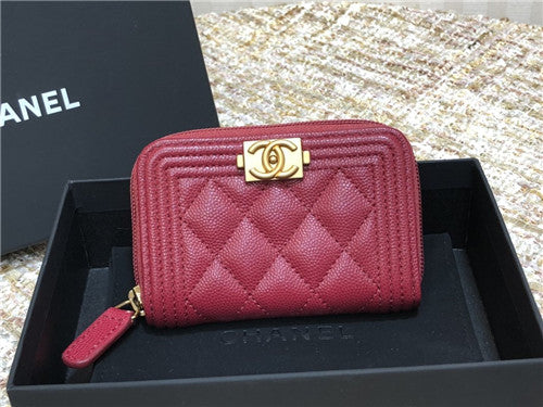 High Quality Luxury Chanel Leboy Key Case Card Case Coin Purse – Style 42694