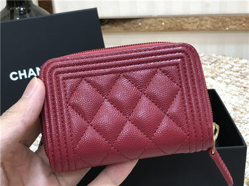 High Quality Luxury Chanel Leboy Key Case Card Case Coin Purse – Style 47916 alternate view