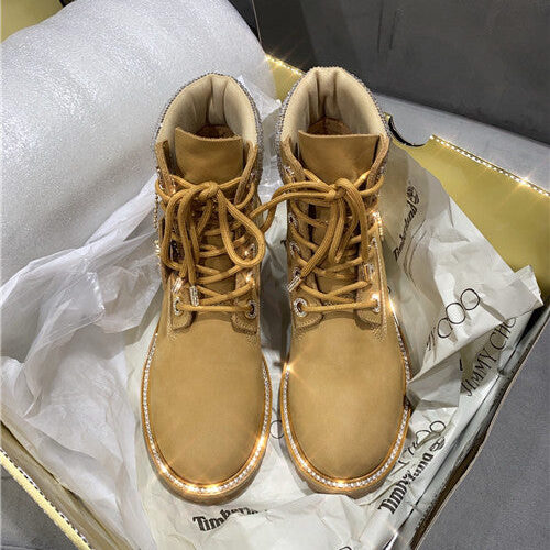 High Quality Luxury Jimmy Choo X Timberland Ankle Boots – Style 90327 product detail