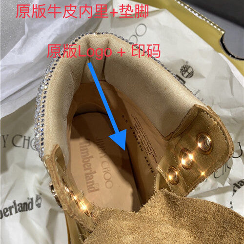 High Quality Luxury Jimmy Choo X Timberland Ankle Boots – Style 90327 product detail