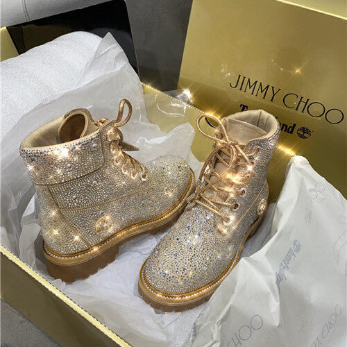 High Quality Luxury Jimmy Choo X Timberland Ankle Boots alternate view