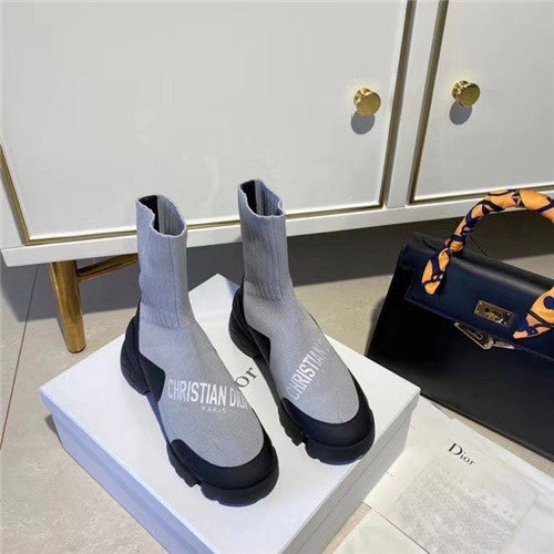 High Quality Luxury Dior Sock Boots Stretch Boots alternate view