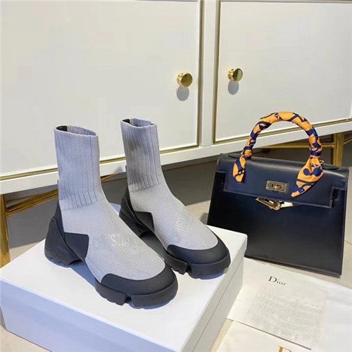 High Quality Luxury Dior Sock Boots Stretch Boots