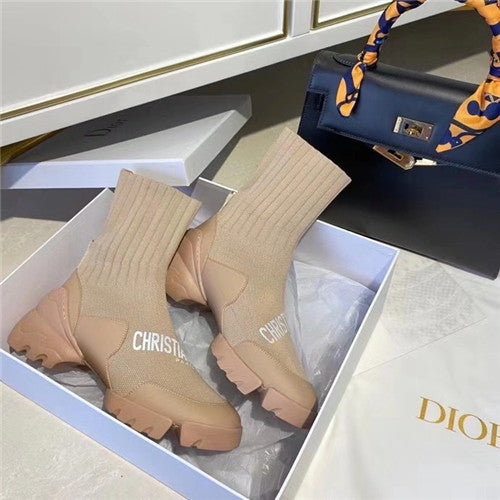 High Quality Luxury Dior Sock Boots Stretch Boots – Style 27910 alternate view