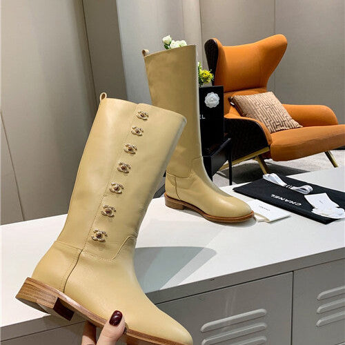 High Quality Luxury Chanel Long Boots – Style 12038 product detail