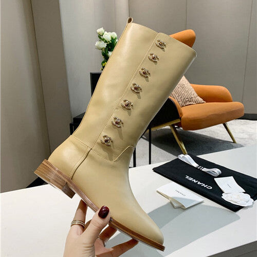 High Quality Luxury Chanel Long Boots – Style 12038 product detail