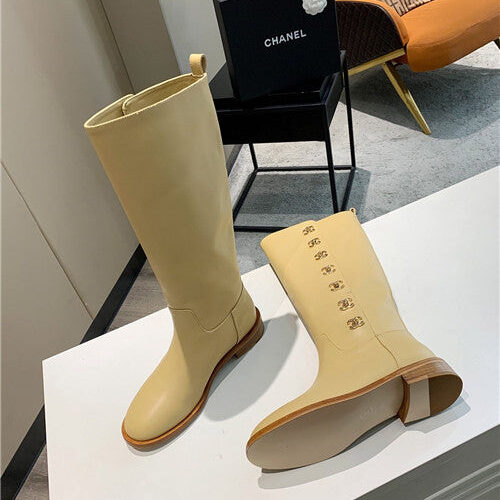 High Quality Luxury Chanel Long Boots – Style 12038 alternate view