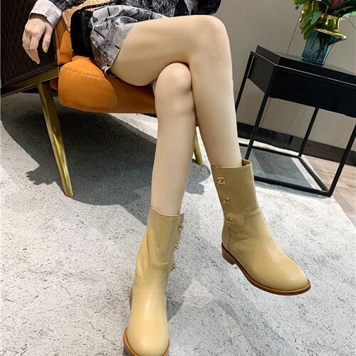 High Quality Luxury Chanel Ankle Boots – Style 29414 alternate view