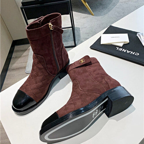 High Quality Luxury Chanel Ankle Boots – Style 19238 alternate view