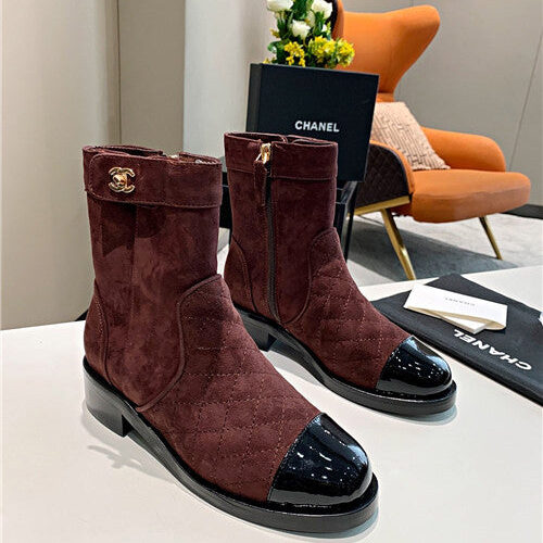 High Quality Luxury Chanel Ankle Boots – Style 19238