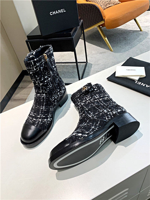High Quality Luxury Chanel Ankle Boots – Style 93254 product detail