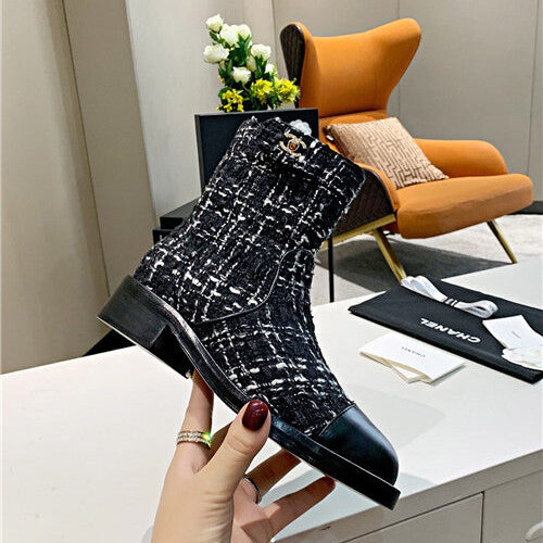 High Quality Luxury Chanel Ankle Boots – Style 93254 product detail