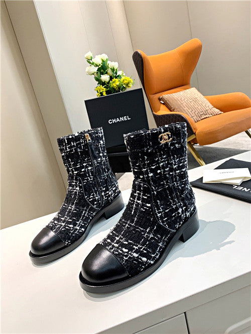 High Quality Luxury Chanel Ankle Boots – Style 93254 product detail